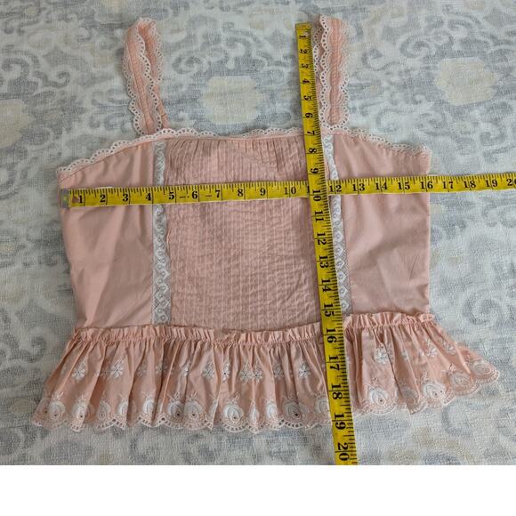 LoveShackFancy Skipper Bustier - Bubble Bath Pink - Picture 10 of 12